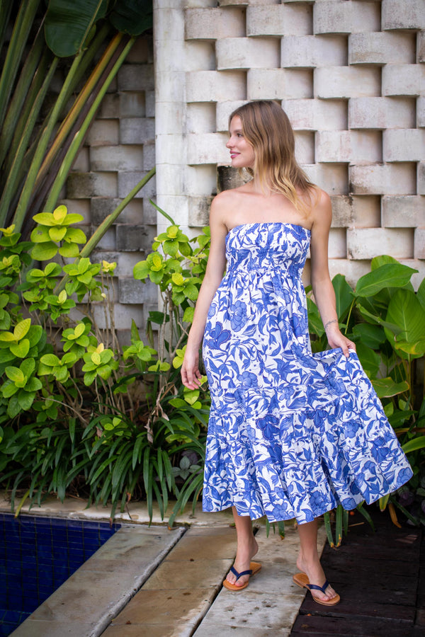 St Tropez Dress/Skirt - Blue Chintz