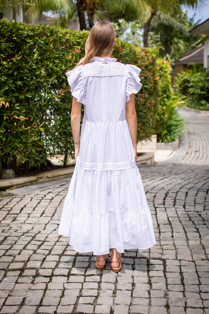 Long white on sale cotton dress