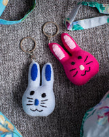 Bali Life Bunny Keyring - Baby Blue