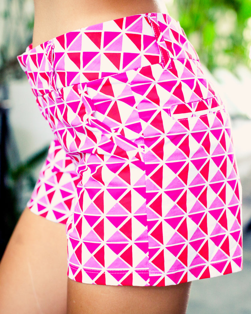 Alice Shorts - Pink Triangle