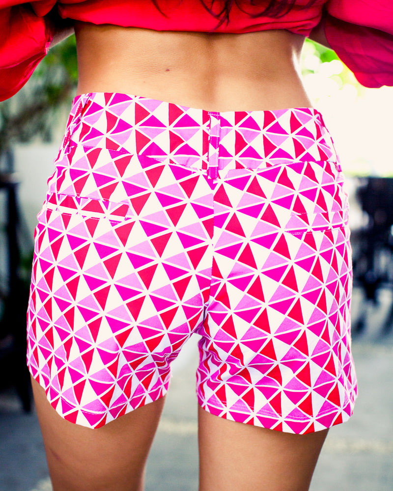 Alice Shorts - Pink Triangle