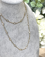 Alicia - Circle Linked Long Necklace