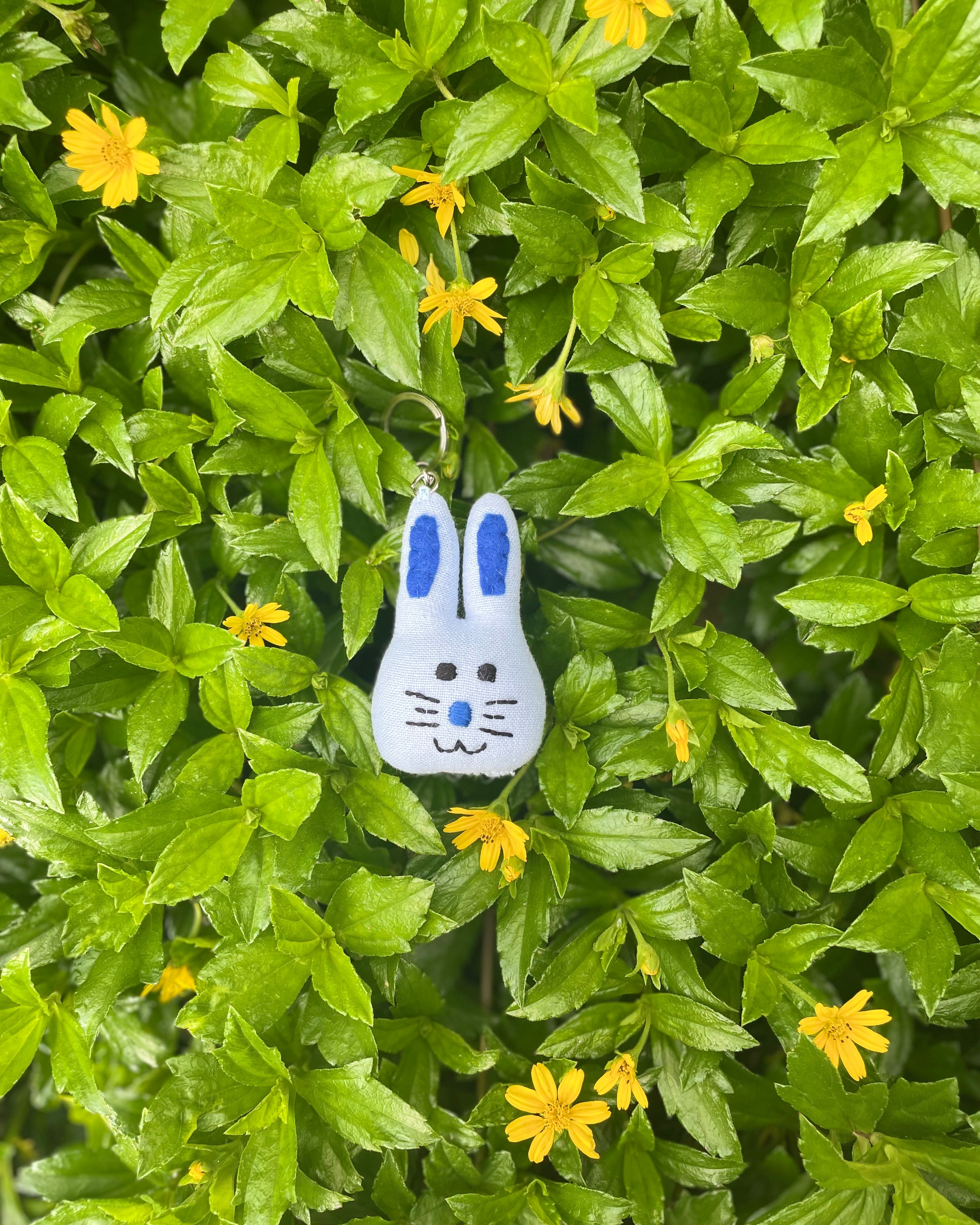 Bali Life Bunny Keyring - Baby Blue