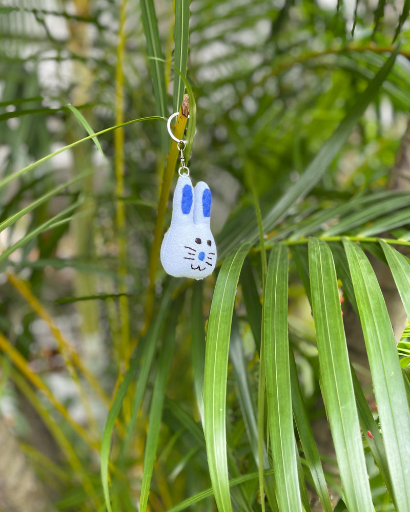 Bali Life Bunny Keyring - Baby Blue