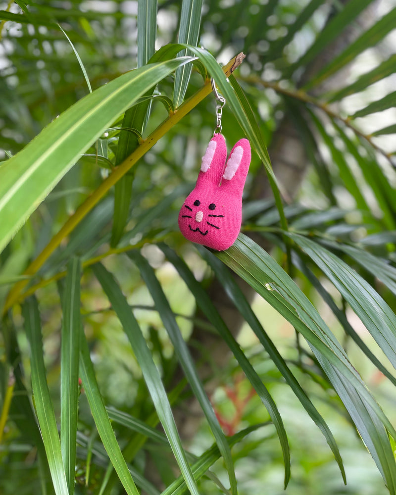 Bali Life Bunny Keyring - Pink