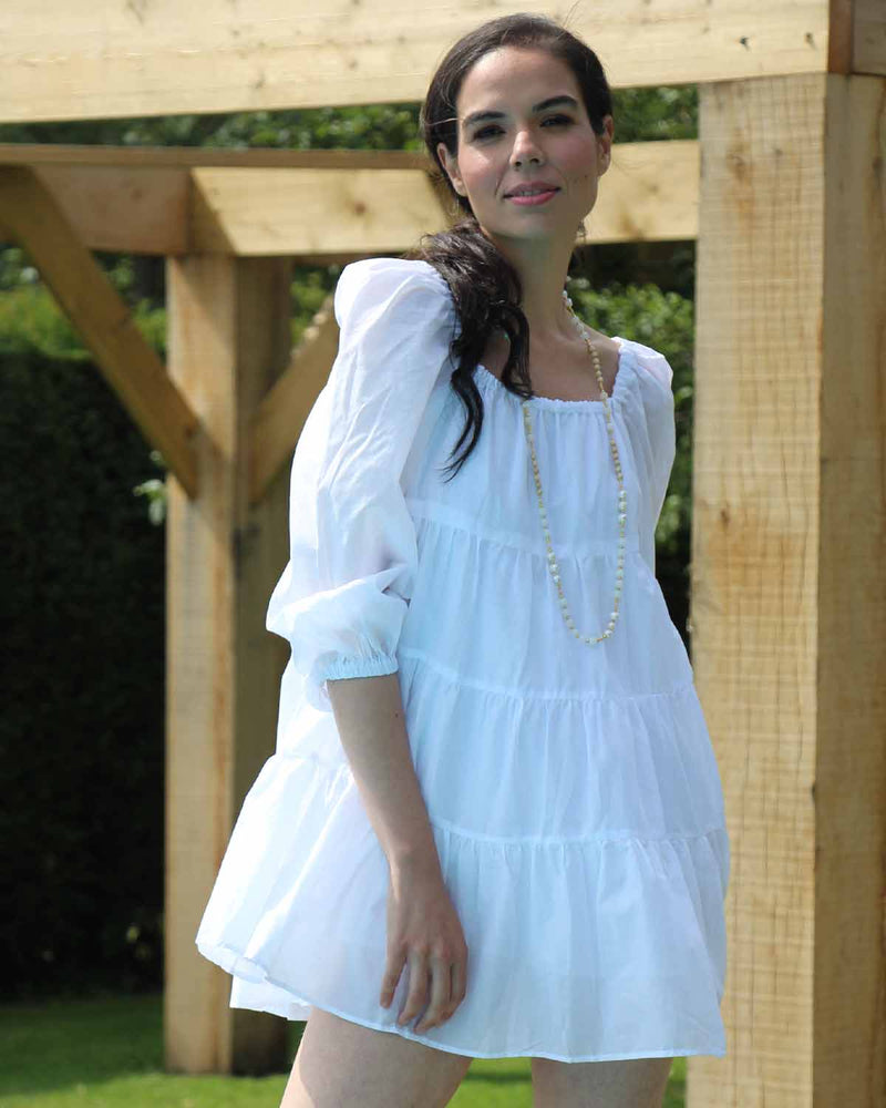 Catalina Dress in white