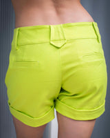 Daisy Shorts - Lime Punch