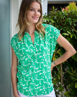 Amanda Top - Green Twig