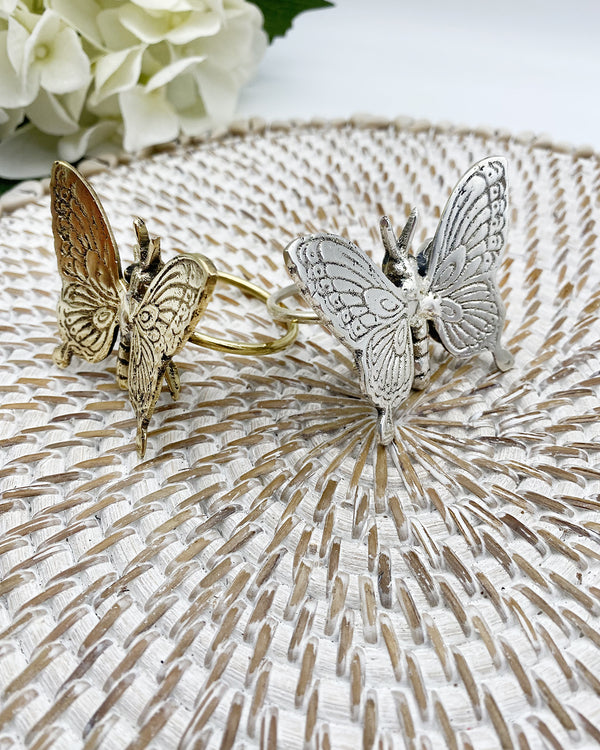 Butterfly Napkin Ring - Set of 2