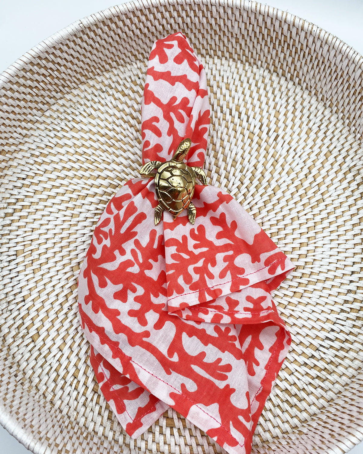 Turtle Napkin Ring - Set of 2