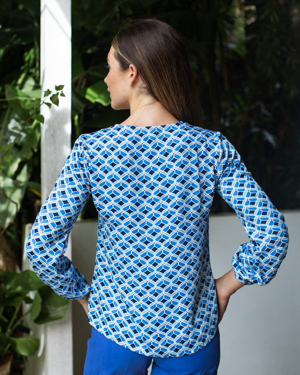 Ivy Top - Blue Ribbon Bamboo Satin