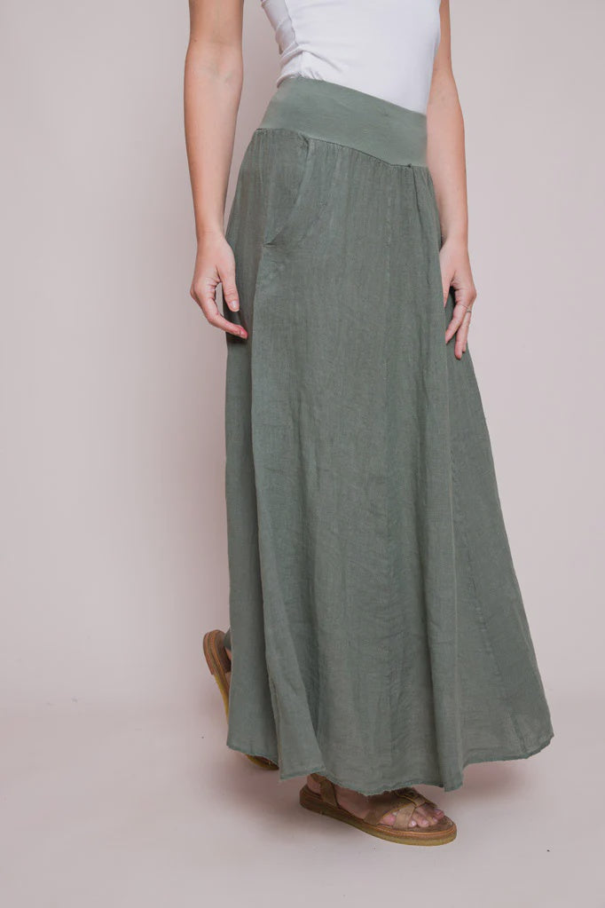 Lili Skirt - Linen Maxi