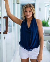 Lugano Top - Navy