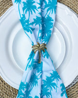 Palm Tree Napkin Ring - Set of 2