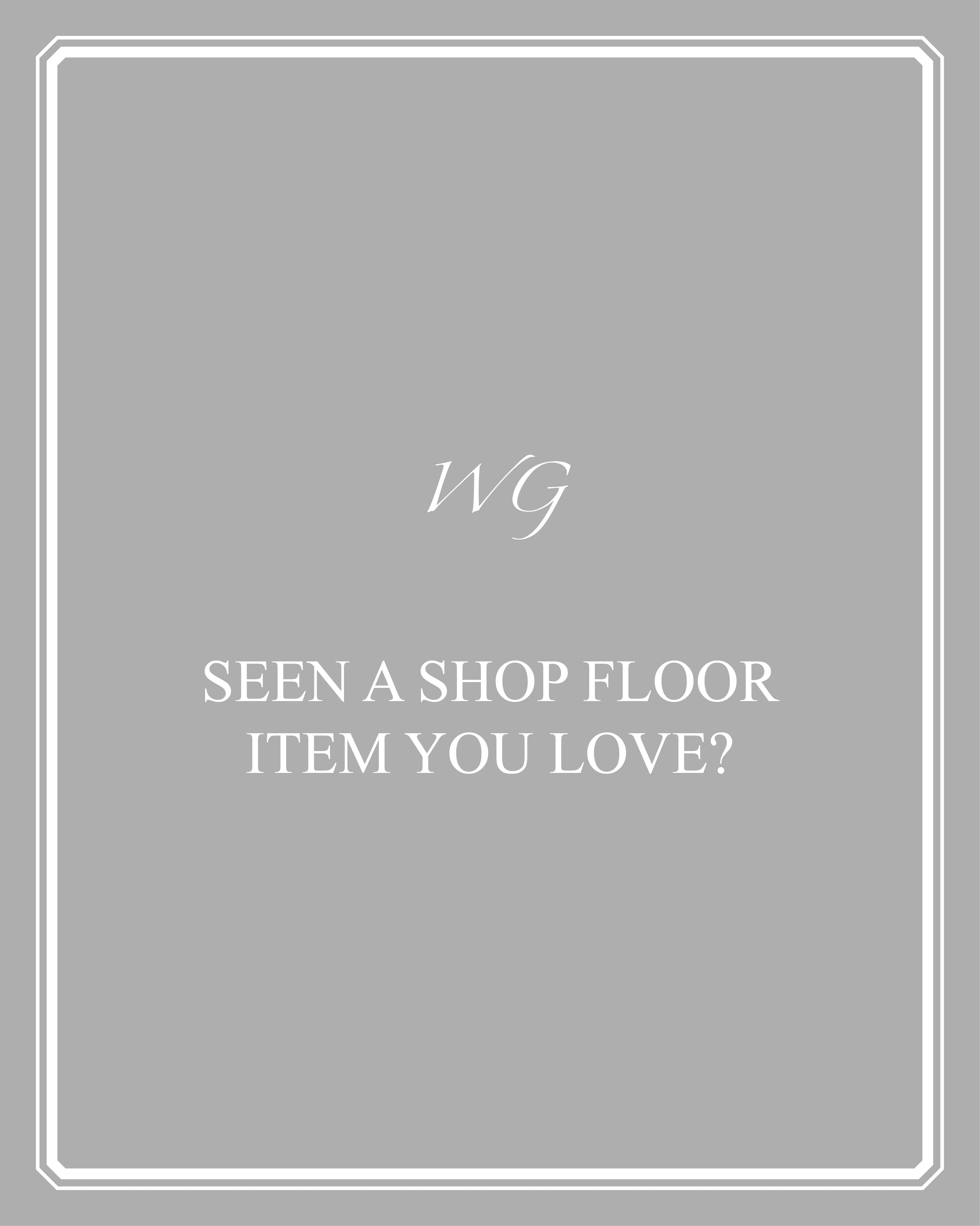 SHOP FLOOR ITEM