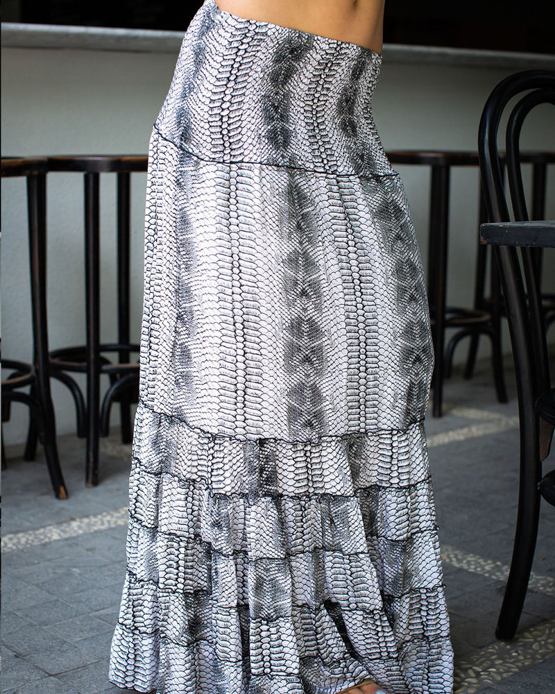 St Tropez Dress/Skirt - Grey Snake