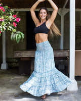 St Tropez Dress/Skirt - Ice Blue Flowery