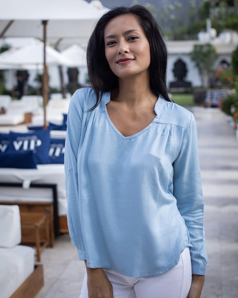 Tilly Top - Pale Blue