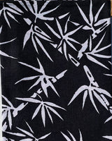 Table Runner - White Bamboo on Black