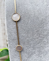 Germaine - Pearl Disc Necklace