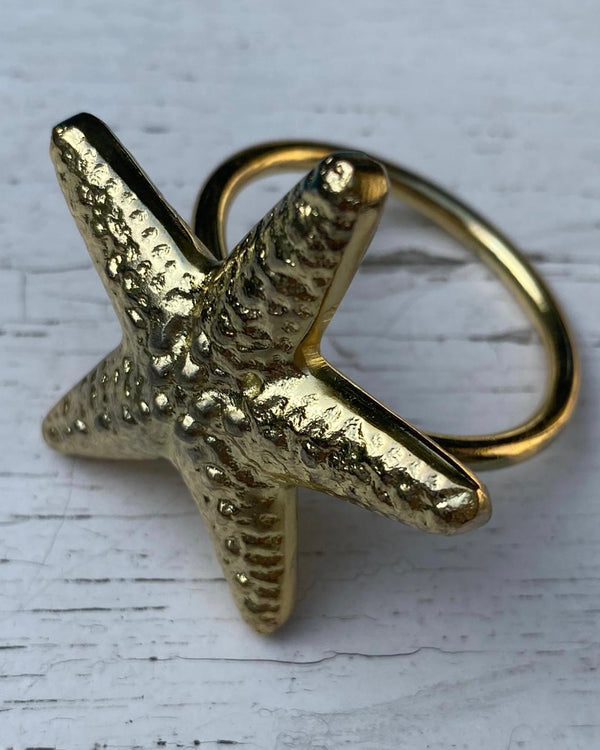 Starfish Napkin Ring - Set of 2