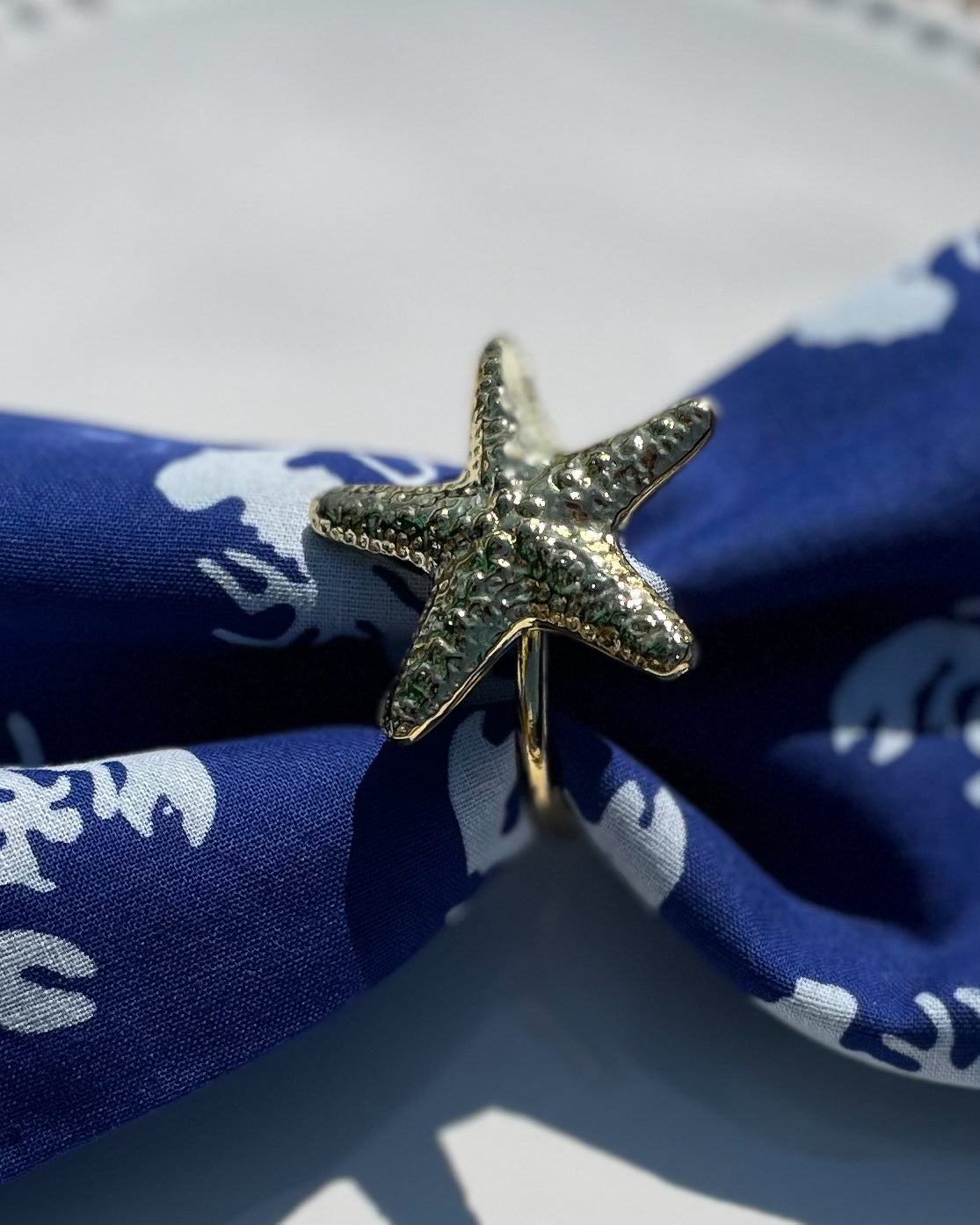Starfish Napkin Ring - Set of 2