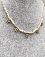 Lydia - Star and Pearl Short Necklace