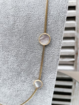 Germaine - Pearl Disc Necklace