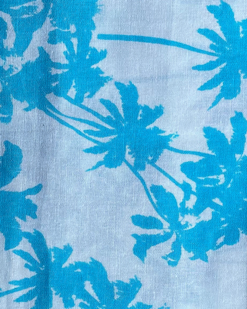 Table Runner - Turquoise Palm Tree