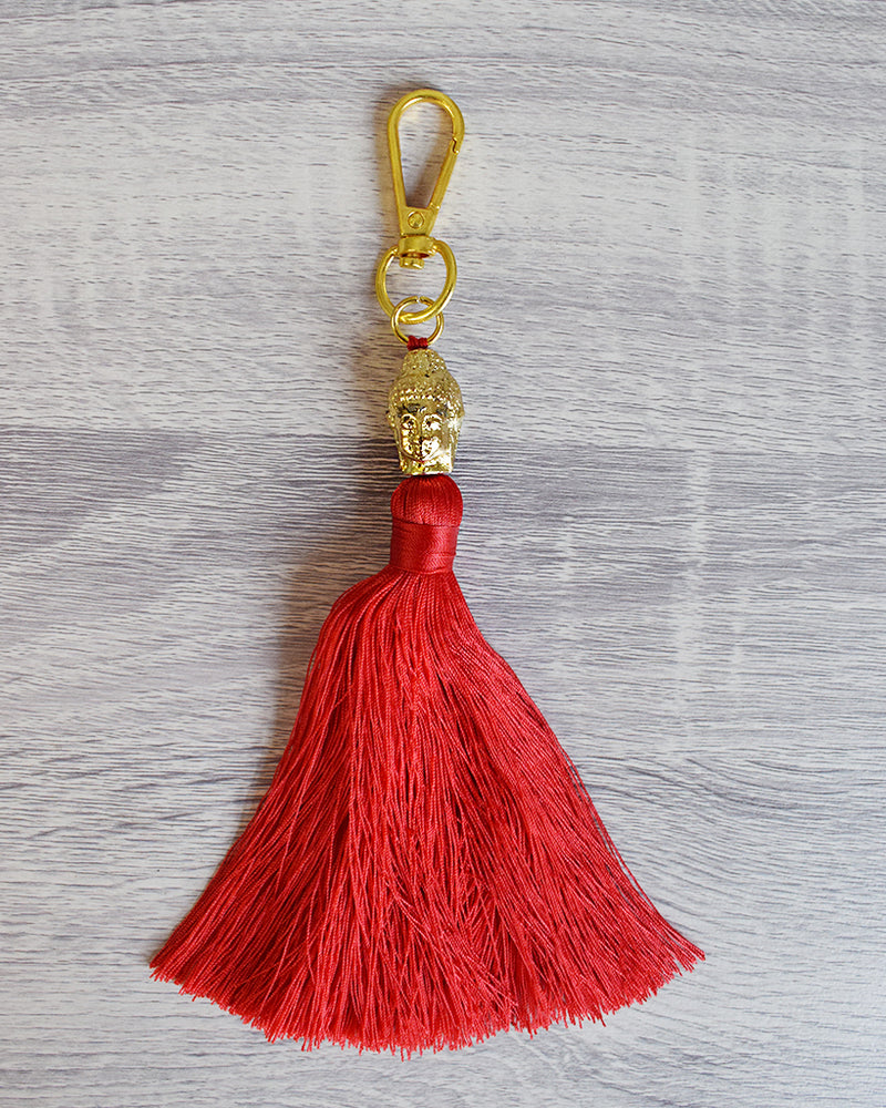 Buddha Tassel Keyring